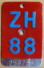 Velonummer fahrrad nummernschi gebraucht kaufen  Dessau-Roßlau