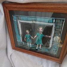 Pintura original assinada pelo artista Mister 8 - APHEX TWIN COME TO DADDY, usado comprar usado Pintura original assinada pelo artista Mister 8 - APHEX TWIN COME TO DADDY, usado comprar usado  Enviando para Brazil