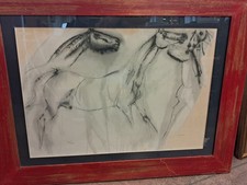 Quadro cavalli cassinari usato  Venegono Superiore