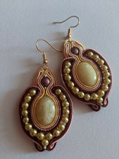 Orecchini soutache fatti usato  Piossasco