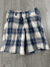 Bermuda Hollister masculina tamanho 32 azul xadrez bolsos casual Y2K comprar usado  Enviando para Brazil