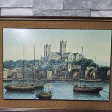 Vintage framed kevin for sale  SLEAFORD