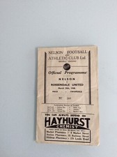 Nelson rossendale united for sale  WARRINGTON