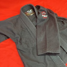 Jaqueta quimono Fuji Gi preta brasileira jiu jitsu MMA artes marciais top/juventude C1 comprar usado  Enviando para Brazil