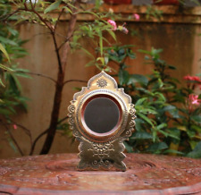 Espelho de metal Aranmula Kannadi imagem pequena perfeita espelho de mesa maquiagem presente comprar usado  Enviando para Brazil