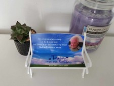 Personalised memorial acrylic for sale  COVENTRY