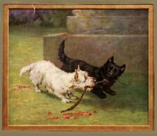WESTIE SCOTTIE TERRIER DOG anúncio de uísque preto e branco Buchanan's Maud Earl 1927 comprar usado  Enviando para Brazil