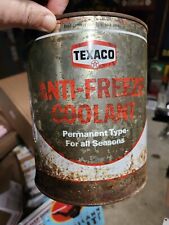 Líquido de arrefecimento Texaco Ant-Feeeze lata vazia de 1 galão , usado comprar usado  Enviando para Brazil