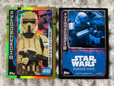 Używany, TOPPS STAR WARS ROGUE ONE LIMITED EDITION SHORETROOPER 5 same card na sprzedaż  PL