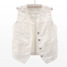 Classic denim waistcoat for sale  UK