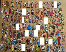 Lotto 100 figurine usato  Bologna