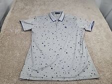 Usado, Camisa polo masculina golfe G/Fore G4 tamanho XL estrelas estampa constelação cinza LHGR comprar usado  Enviando para Brazil