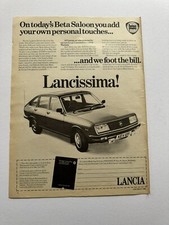 Original 1980 lancia for sale  WIGAN