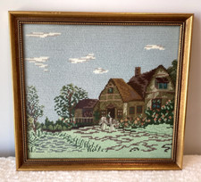 Handcrafted needlepoint framed for sale  Apex
