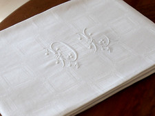 Ancienne nappe blanche d'occasion  Teyran