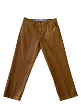 Calça Polo Ralph Lauren Cáqui Tan Stretch ClassicFit Veludo Tamanho 34x30, usado comprar usado  Enviando para Brazil