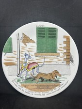 Ancienne assiette décor d'occasion  Hazebrouck