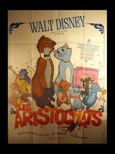 Aristochats affiche cinéma d'occasion  Bernay