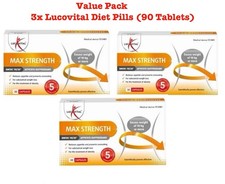 3 X pílulas dietéticas Lucovital Max Strength para perda de peso 30 comprimidos ✅💊💊👈 comprar usado  Enviando para Brazil