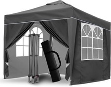 Folding gazebo grey for sale  SALFORD