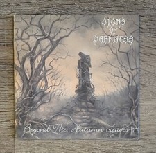 SIGNS OF DARKNESS 'Beyond The Autumn Leaves' CD w/ Promo Sheet Black Metal RARE comprar usado  Enviando para Brazil