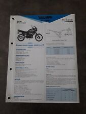 Fiche technique triumph d'occasion  Saint-Barthélemy-d'Anjou