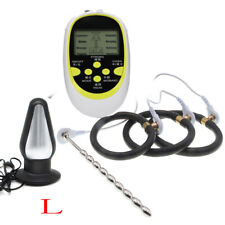 Usado, Electrosex Shock Pulse 3 tamanhos plugue 4 anéis host macho conjunto de dispositivos de terapia E-stim comprar usado  Enviando para Brazil