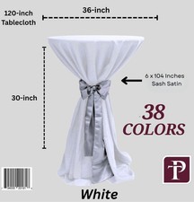 Toalha de mesa redonda de linho para coquetel, toalha de mesa para coquetéis, mesa de altura de bar comprar usado  Enviando para Brazil