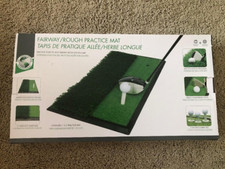 Tapete de prática Jef Fairway e Rough portátil gramado, verde, 12" X 24" golfe comprar usado  Enviando para Brazil