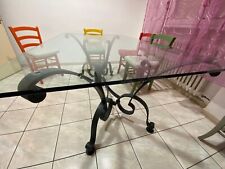 Tavolo pranzo vetro usato  Cesenatico