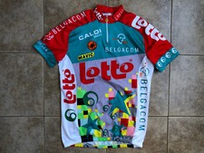 Camiseta de ciclismo vintage LOTTO Caloi Mavic Castelli 1993 GG comprar usado  Enviando para Brazil