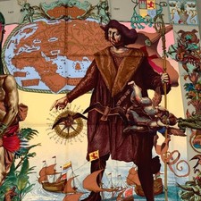 Hermes carre ameriques d'occasion  Expédié en Belgium