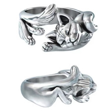 Vintage cat ring for sale  RAINHAM