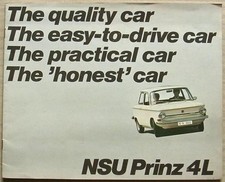Nsu prinz litre for sale  LEICESTER