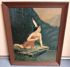 Framed picture native for sale  Rhinelander