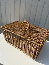 Vintage large wicker for sale  LEIGH-ON-SEA