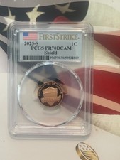 2025 S Lincoln Cent 1C PCGS PR70DCAM FIRSTSTRIKE FLAG MOEDA PERFEITA comprar usado  Enviando para Brazil