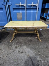 Vintage onyx brass for sale  PLYMOUTH