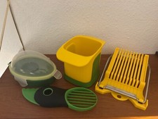Ferramentas de cozinha de plástico – fatiador de corte a frio, fritador e armazenamento de abacate comprar usado  Enviando para Brazil