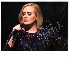 Adele hand signed for sale  SWINDON