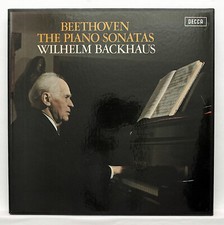 WILHELM BACKHAUS ⸺ BEETHOVEN the piano sonatas DECCA SXLA6452/61 10xLPs box NM comprar usado  Enviando para Brazil