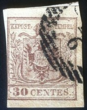 Lombardo veneto 1850 usato  Milano