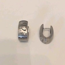 Creolen edelstahl zirkonia gebraucht kaufen  Neunburg