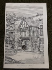 Antique print frome for sale  LEICESTER