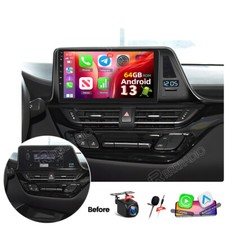Rádio estéreo para carro 2+64G GPS navegação para Toyota C-HR Chr 2016-2019 Carplay Android 15 comprar usado  Enviando para Brazil