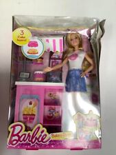 Mattel DMC35 Barbie Carreiras Padaria Proprietário Jogo com Boneca Loira comprar usado  Enviando para Brazil