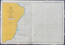 Ammiragliato 4202 Sud Atlantico Oceano East Coast Of South America Mappa Carta comprar usado  Enviando para Brazil