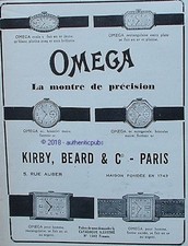 Publicite omega montre d'occasion  Cires-lès-Mello