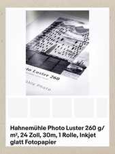 Hahnemühle photo luster gebraucht kaufen  Calw