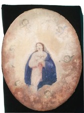 Ovale icona sacra usato  Italia